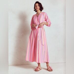 BODEN Faye Cotton Maxi Dress
Sorbet Pink, Seersucker Stripe